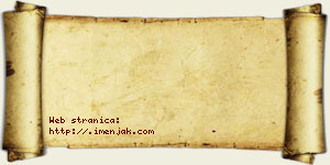 Irena Zebić vizit kartica